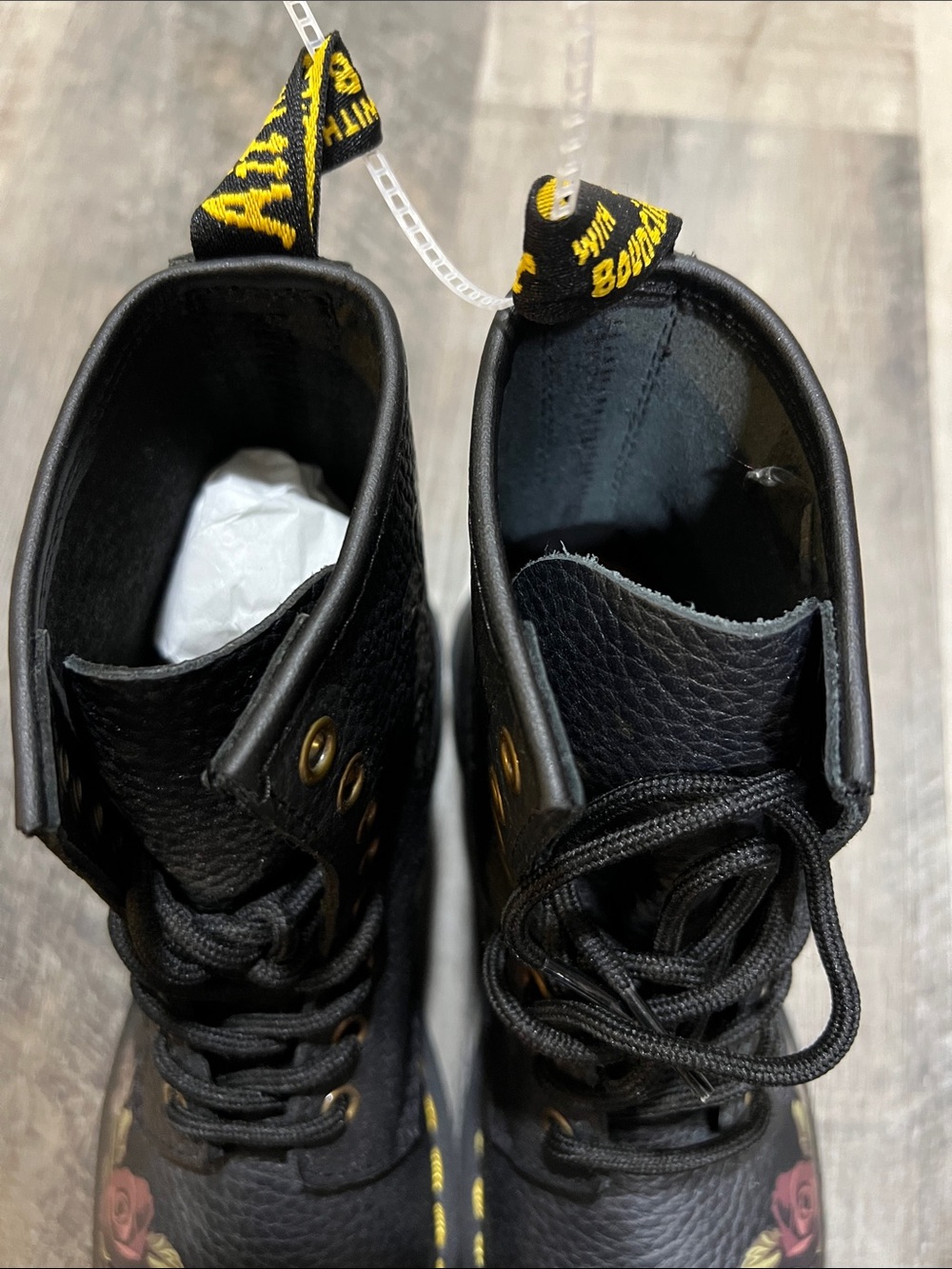 New Dr. Martens 1460 Decayed Roses Lace Up Boots size 5L - Picture 5 of 12